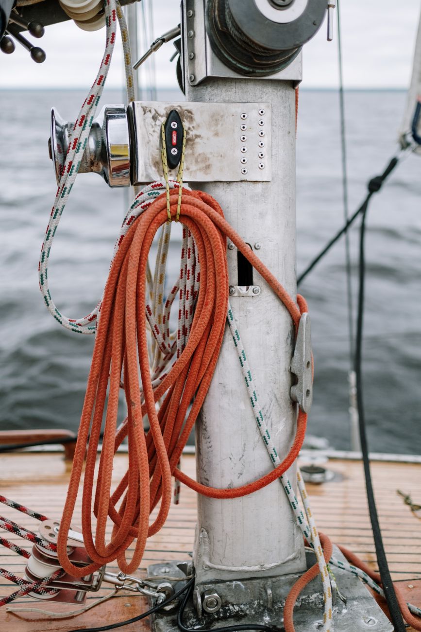 Sailboat Rigging Ropes